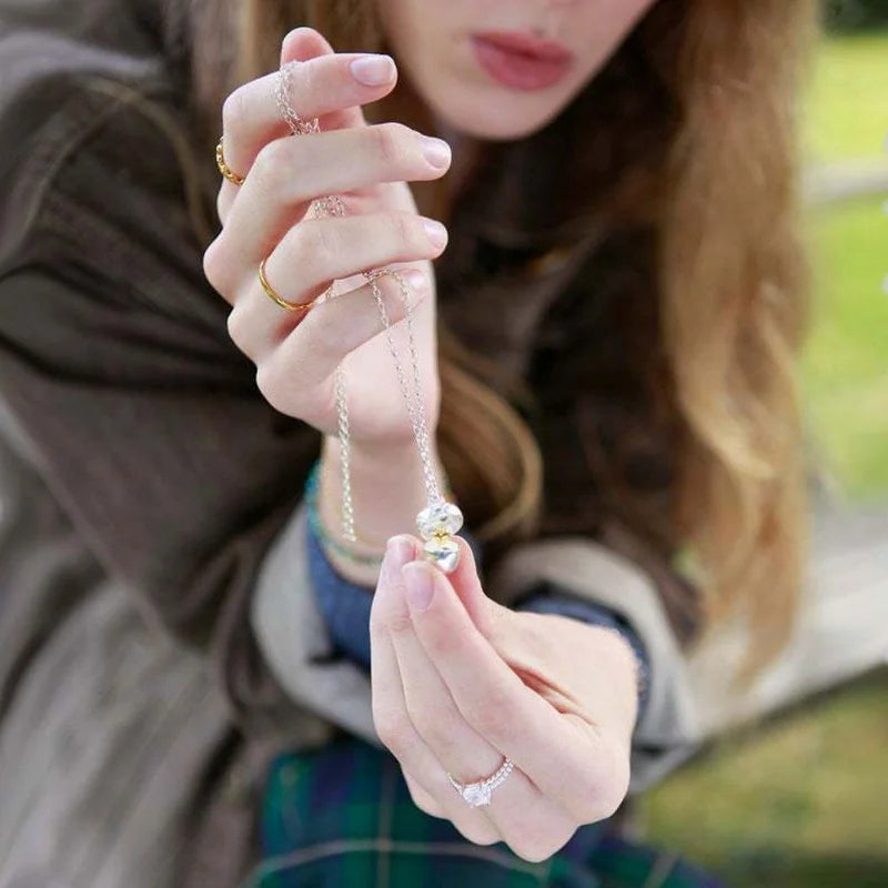 Collier avec Pendentif Gland avec Coeur