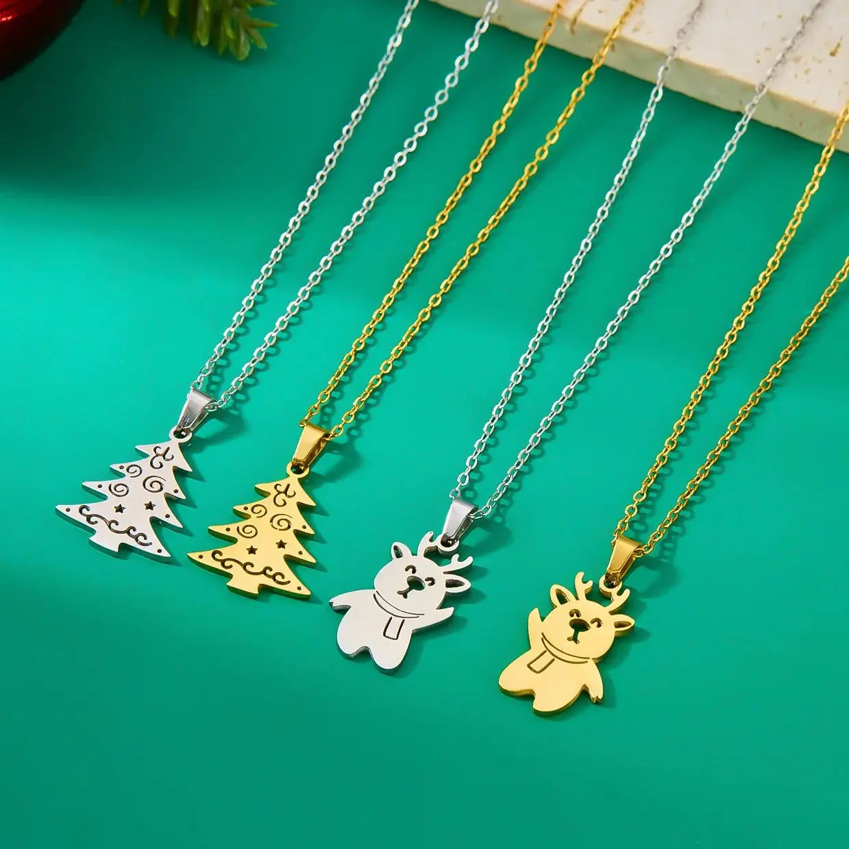 Collier avec Pendentif Hivernal