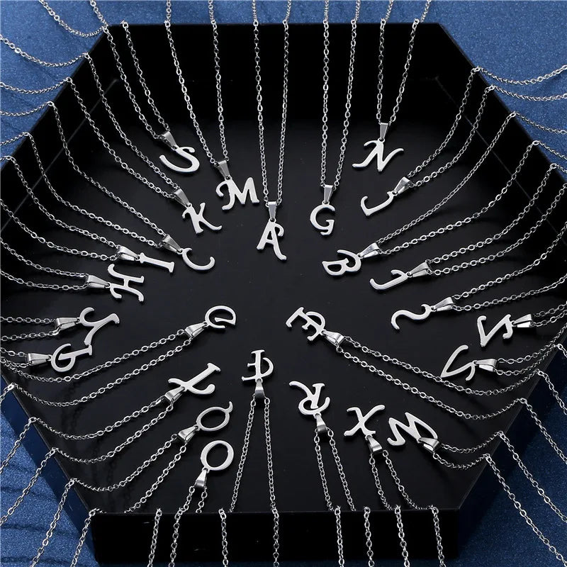 Gepersonaliseerde ketting met initiaalhanger