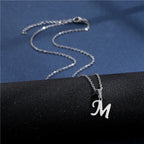 Gepersonaliseerde ketting met initiaalhanger m