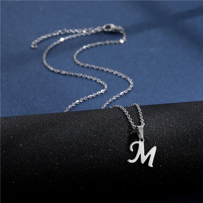 Gepersonaliseerde ketting met initiaalhanger m