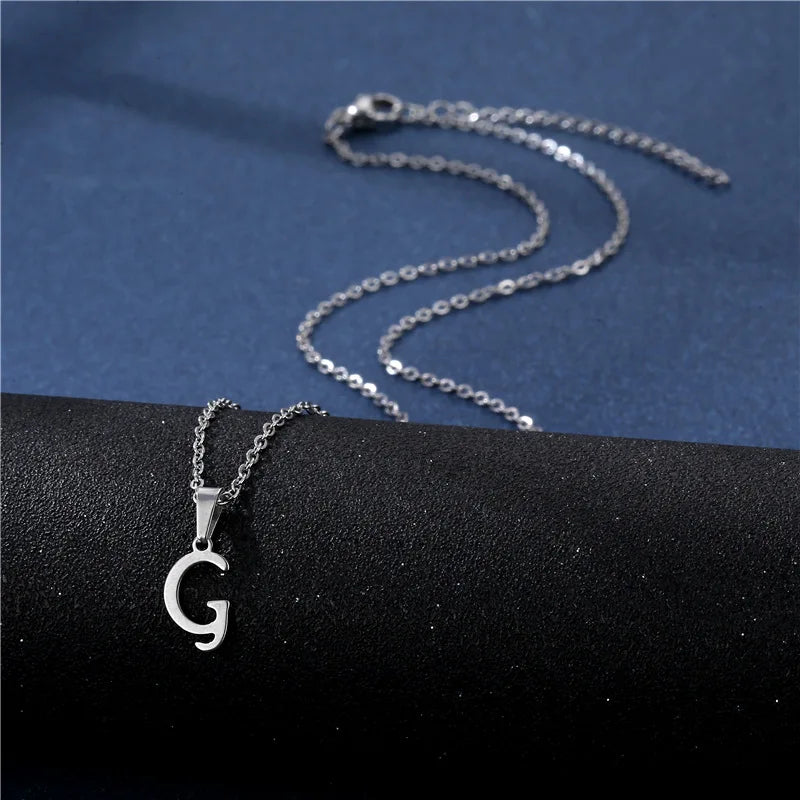 Gepersonaliseerde ketting met initiaalhanger g