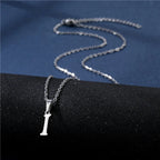 Gepersonaliseerde ketting met initiaalhanger i