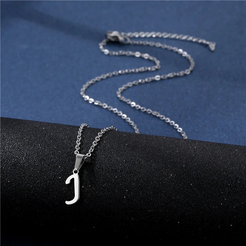 Gepersonaliseerde ketting met initiaalhanger j