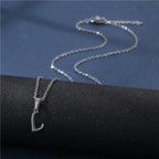 Gepersonaliseerde ketting met initiaalhanger l