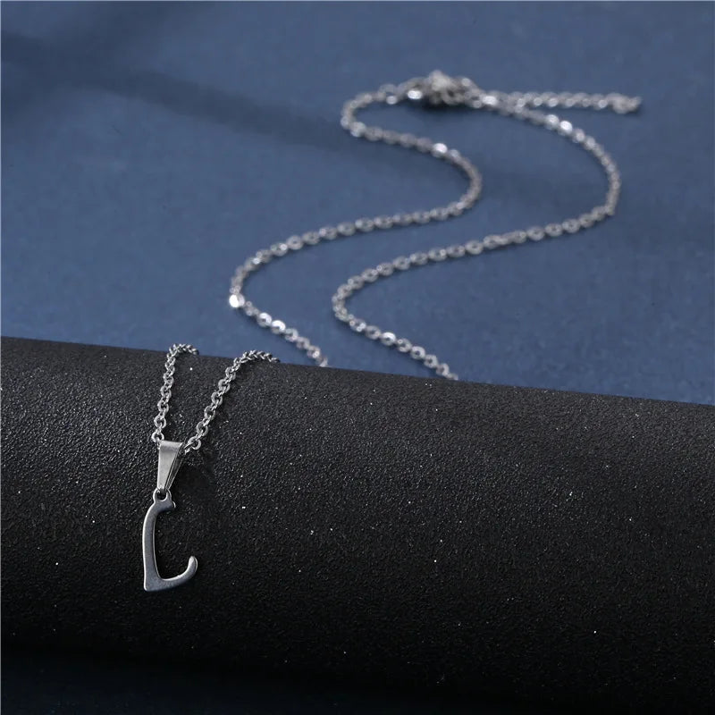 Gepersonaliseerde ketting met initiaalhanger l
