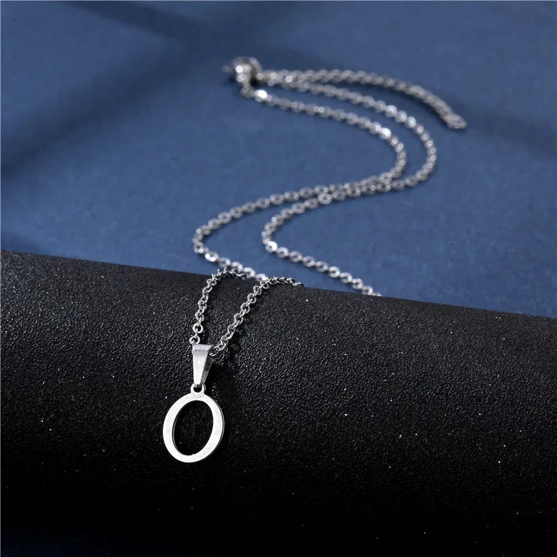 Gepersonaliseerde ketting met initiaalhanger o