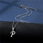 Gepersonaliseerde ketting met initiaalhanger p