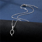 Gepersonaliseerde ketting met initiaalhanger q