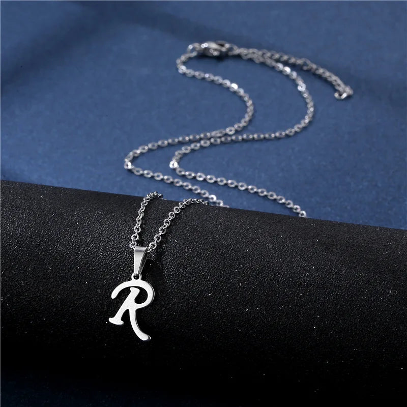 Gepersonaliseerde ketting met initiaalhanger r