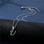 Gepersonaliseerde ketting met initiaalhanger u