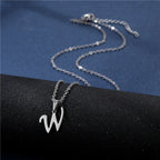 Gepersonaliseerde ketting met initiaalhanger w