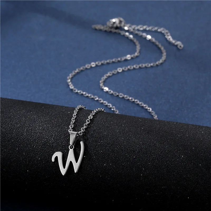 Gepersonaliseerde ketting met initiaalhanger w