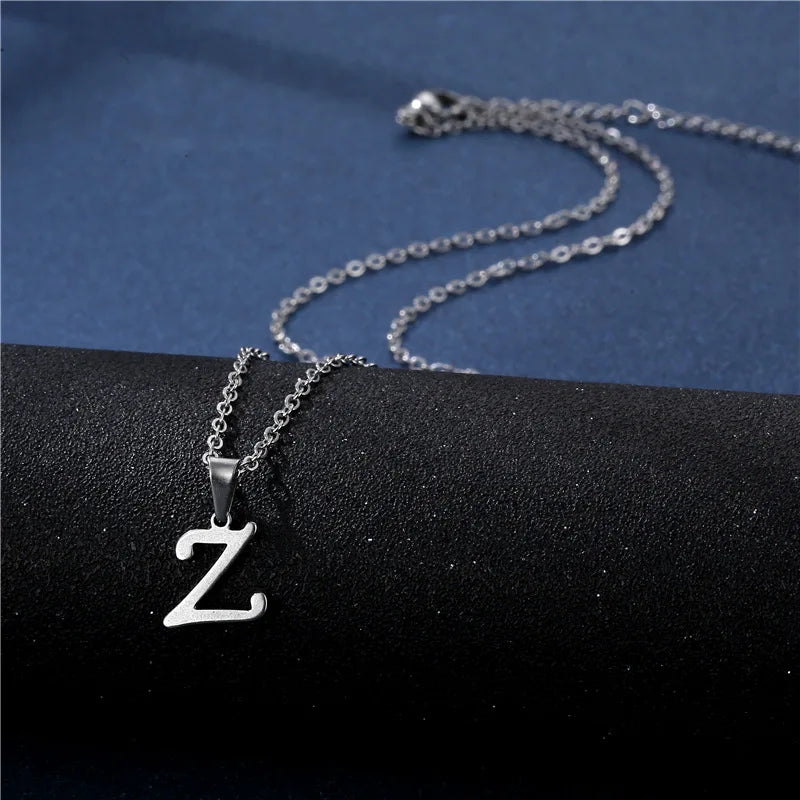 Gepersonaliseerde ketting met initiaalhanger z