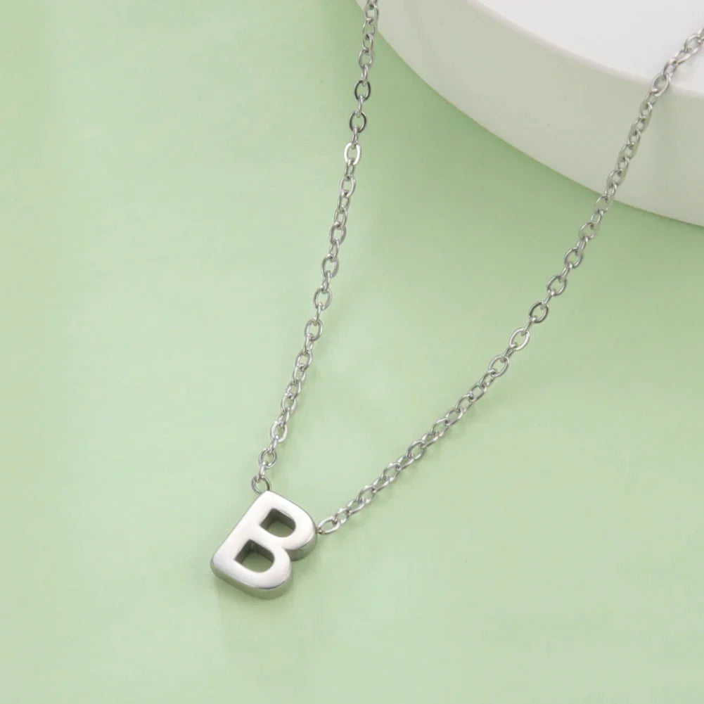 Ketting met initiaalhanger - letter 