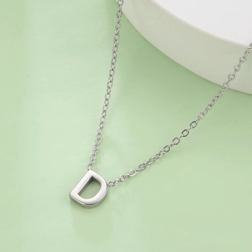 Ketting met initiaalhanger - letter 