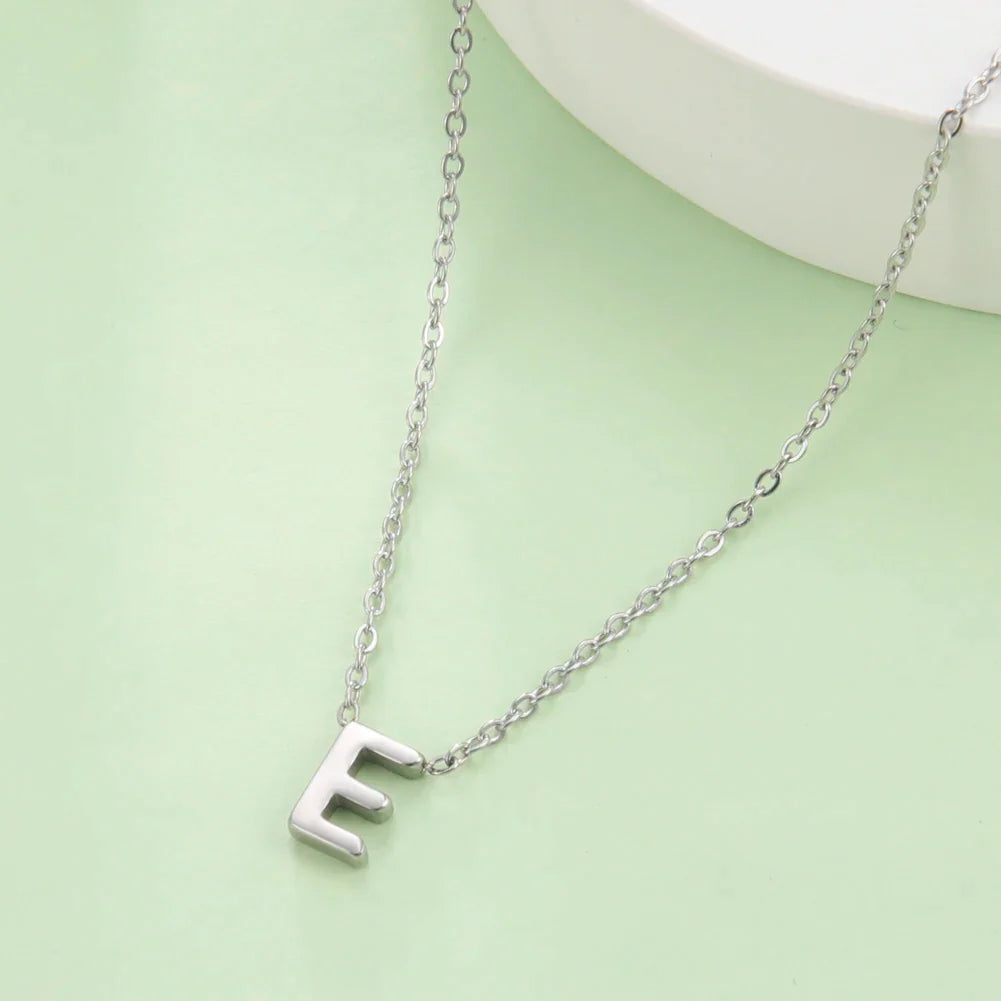 Ketting met initiaalhanger - letter 