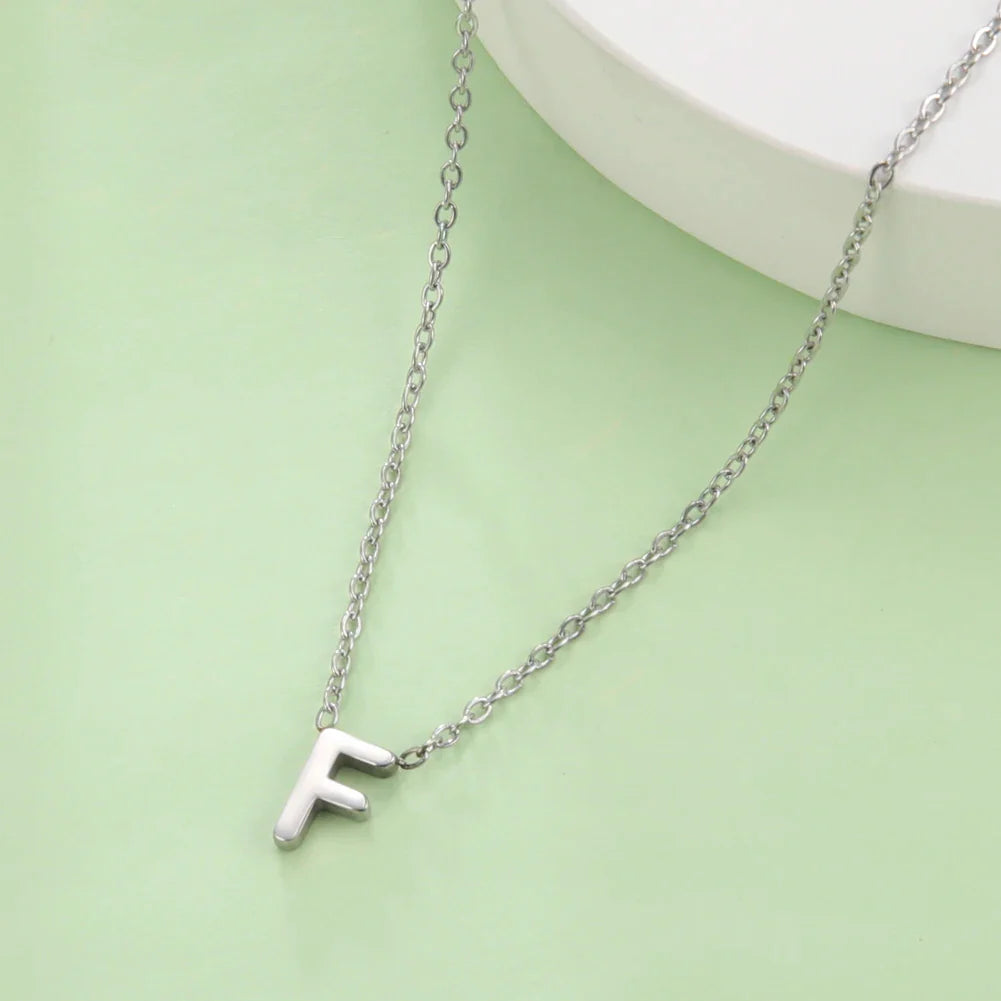 Ketting met initiaalhanger - letter 