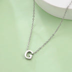 Ketting met initiaalhanger - letter 