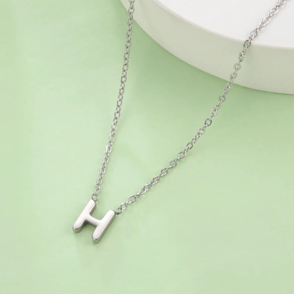Ketting met initiaalhanger - letter 