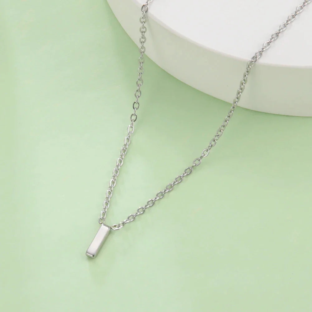 Ketting met initiaalhanger - letter 