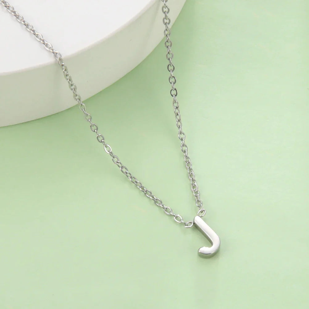 Ketting met initiaalhanger - letter 