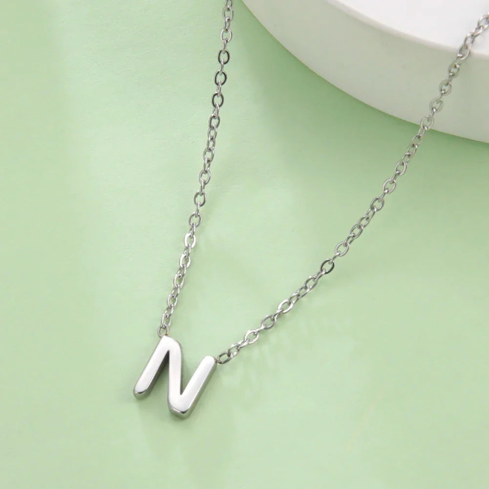Ketting met initiaalhanger - letter 