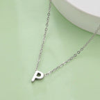 Ketting met initiaalhanger - letter 