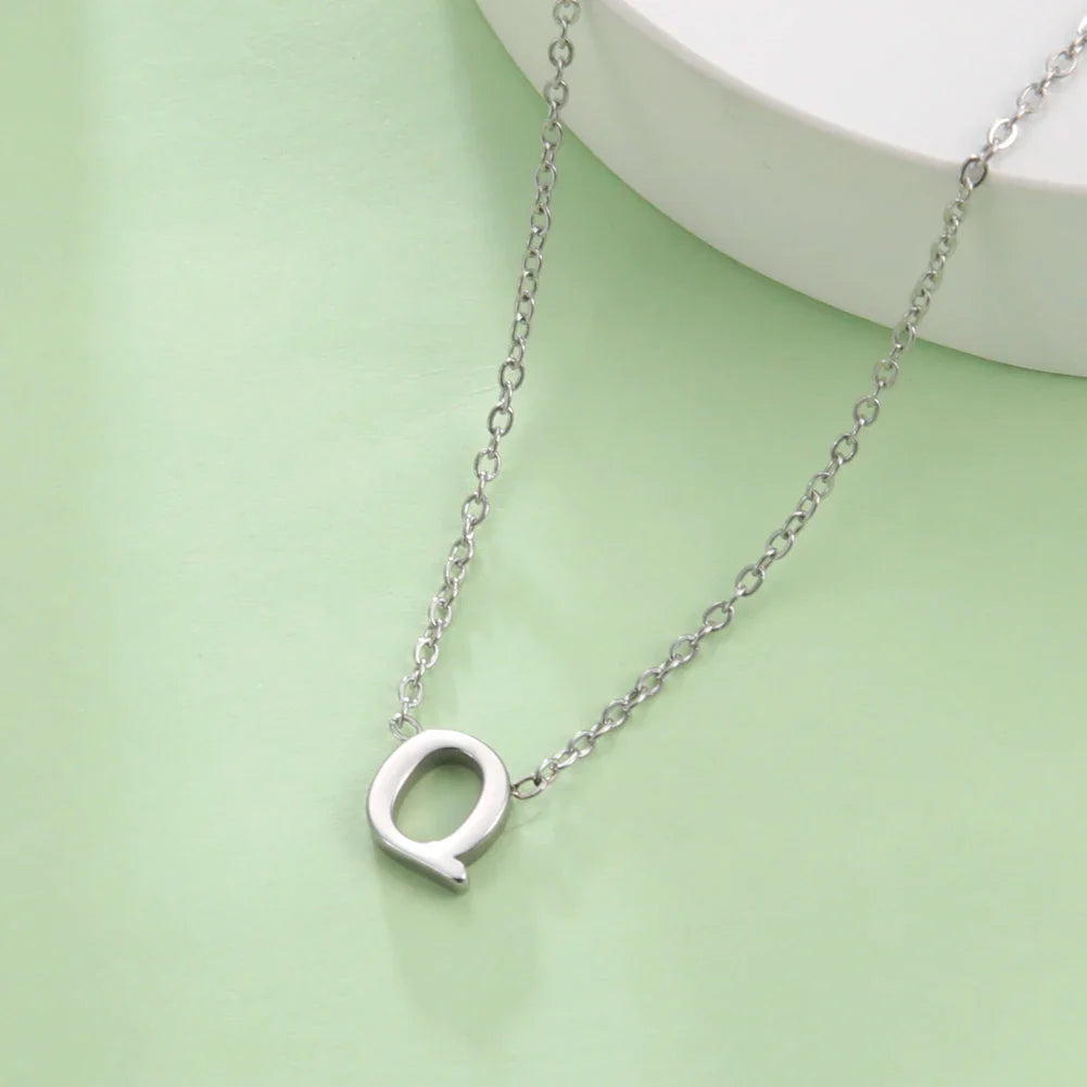 Ketting met initiaalhanger - letter 