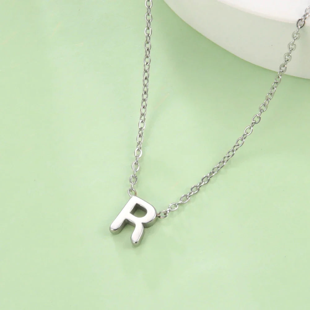 Ketting met initiaalhanger - letter 