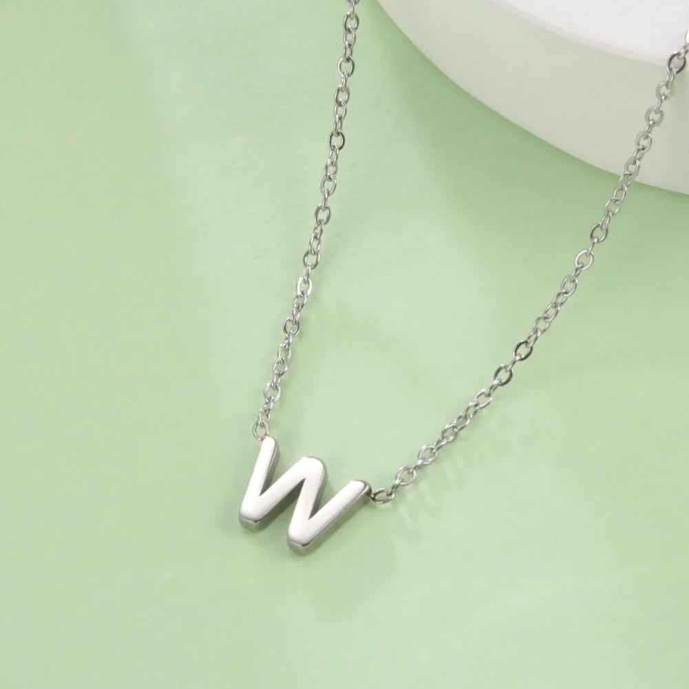 Ketting met initiaalhanger - letter 