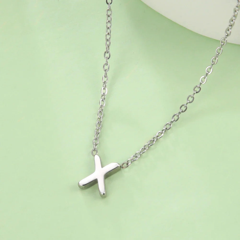 Ketting met initiaalhanger - letter 