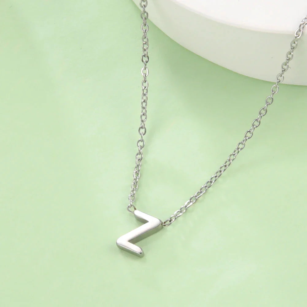 Ketting met initiaalhanger - letter 