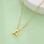 Ketting met initiaalhanger - letter 