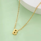 Ketting met initiaalhanger - letter 