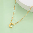 Ketting met initiaalhanger - letter 