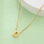 Ketting met initiaalhanger - letter 