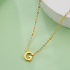 Ketting met initiaalhanger - letter 