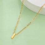Ketting met initiaalhanger - letter 