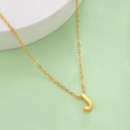 Ketting met initiaalhanger - letter 