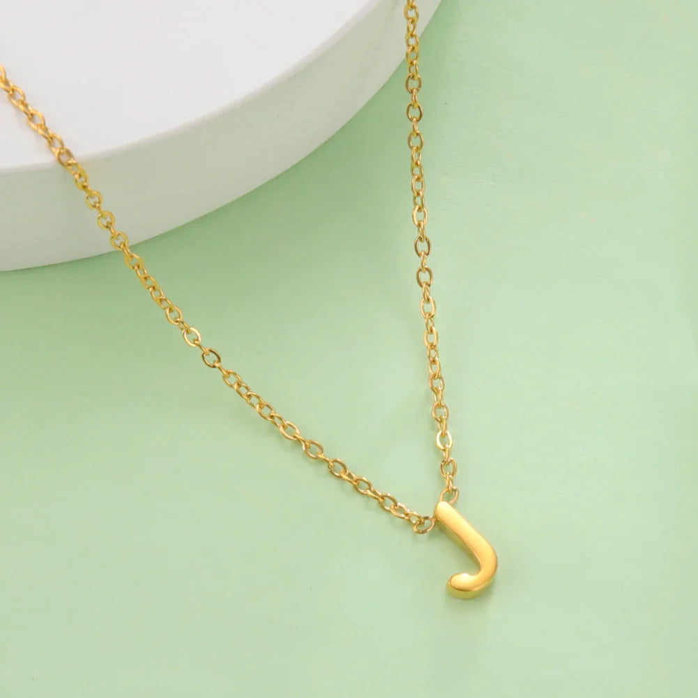 Ketting met initiaalhanger - letter 