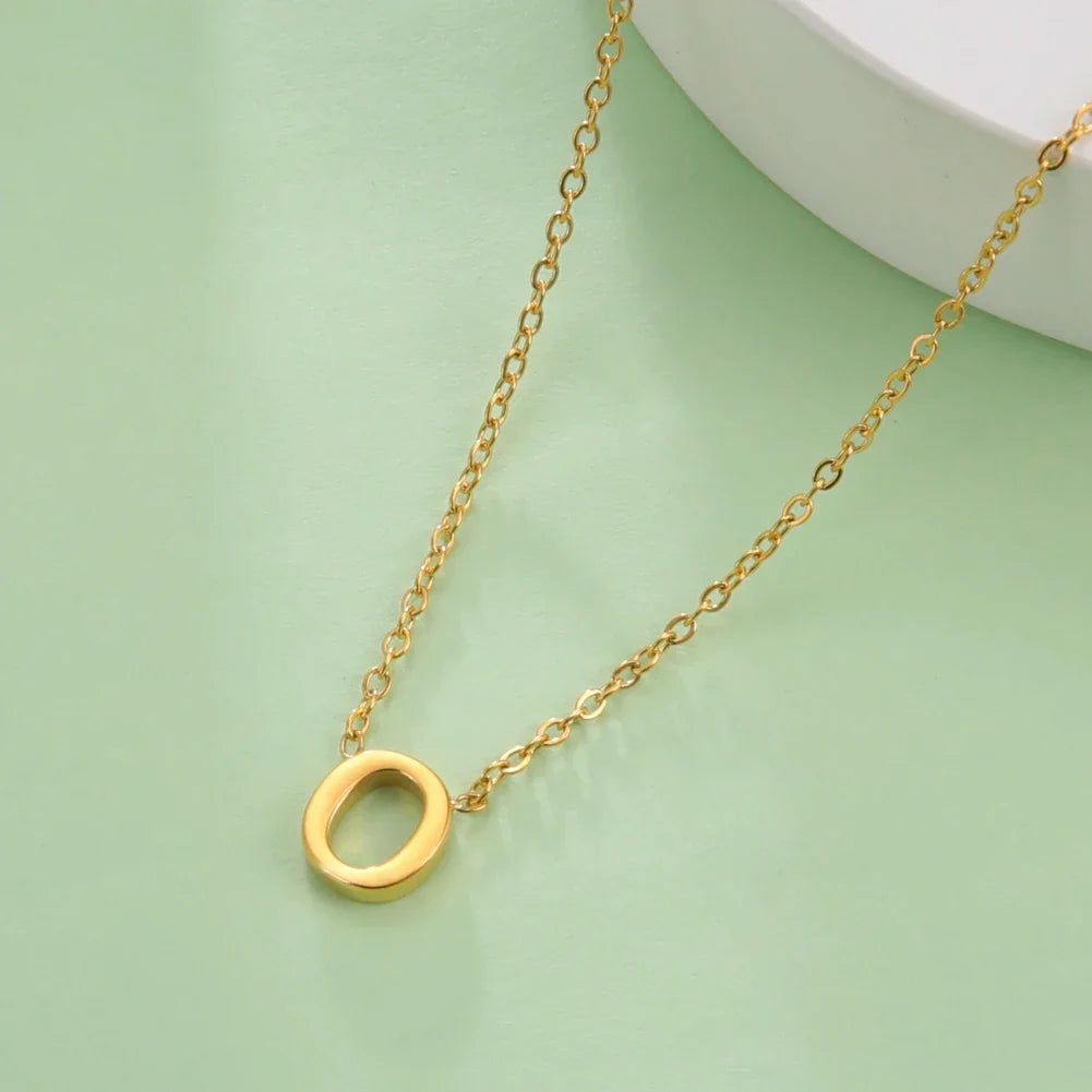 Ketting met initiaalhanger - letter 