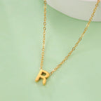 Ketting met initiaalhanger - letter 