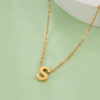 Ketting met initiaalhanger - letter 