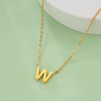 Ketting met initiaalhanger - letter 