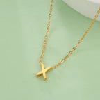 Ketting met initiaalhanger - letter 