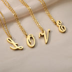 Ketting met initiaalhanger voor dames