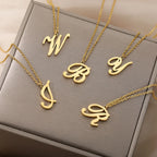 Ketting met initiaalhanger voor dames