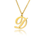 Ketting met initiaalhanger voor dames d
