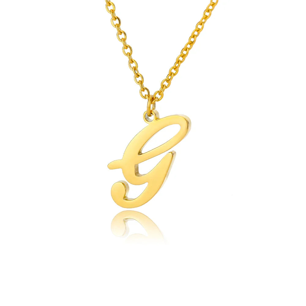 Ketting met initiaalhanger voor dames g